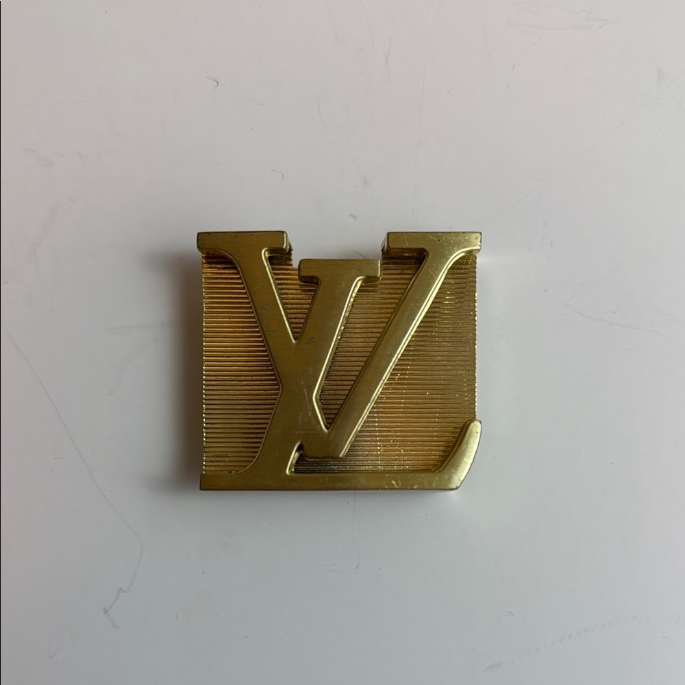 Louis‎ Vuitton Gold Monogram Buckle